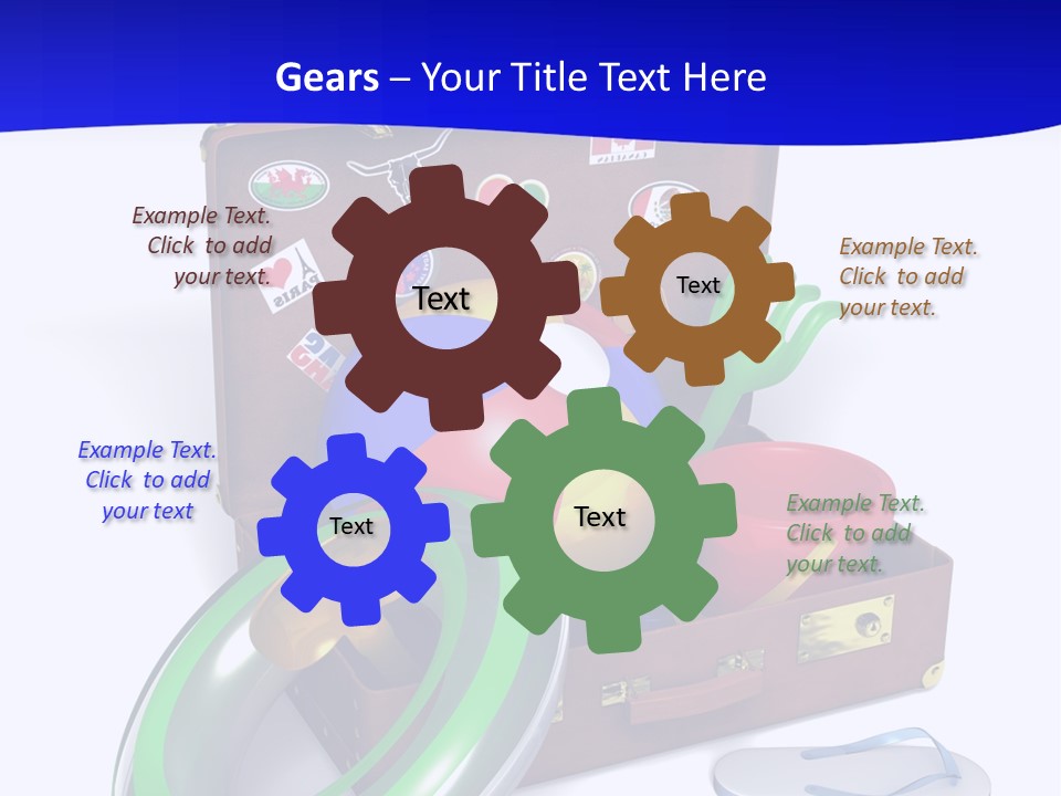 Shore Spade Child PowerPoint Template