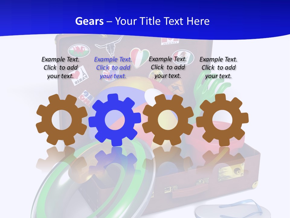 Shore Spade Child PowerPoint Template