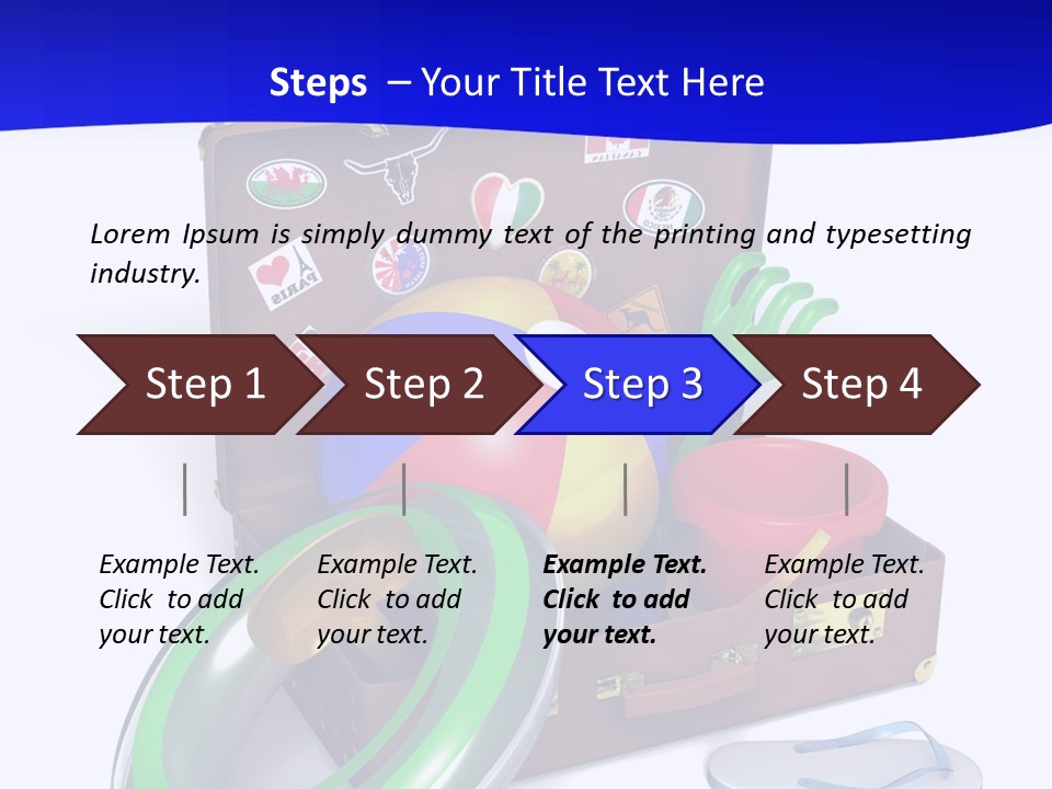 Shore Spade Child PowerPoint Template