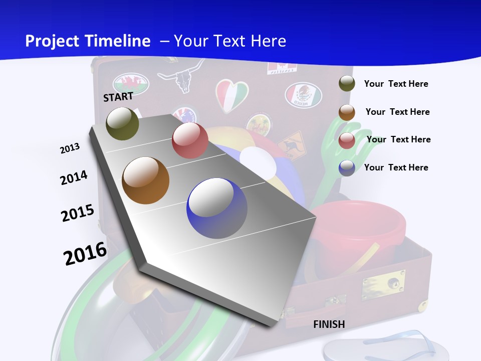 Shore Spade Child PowerPoint Template