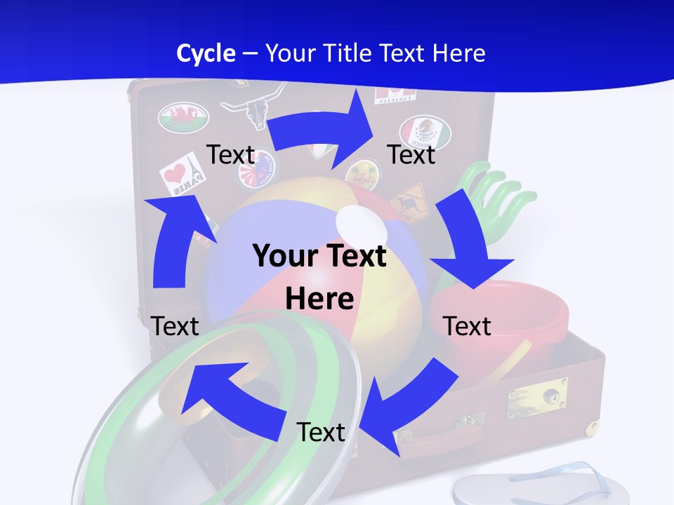 Shore Spade Child PowerPoint Template