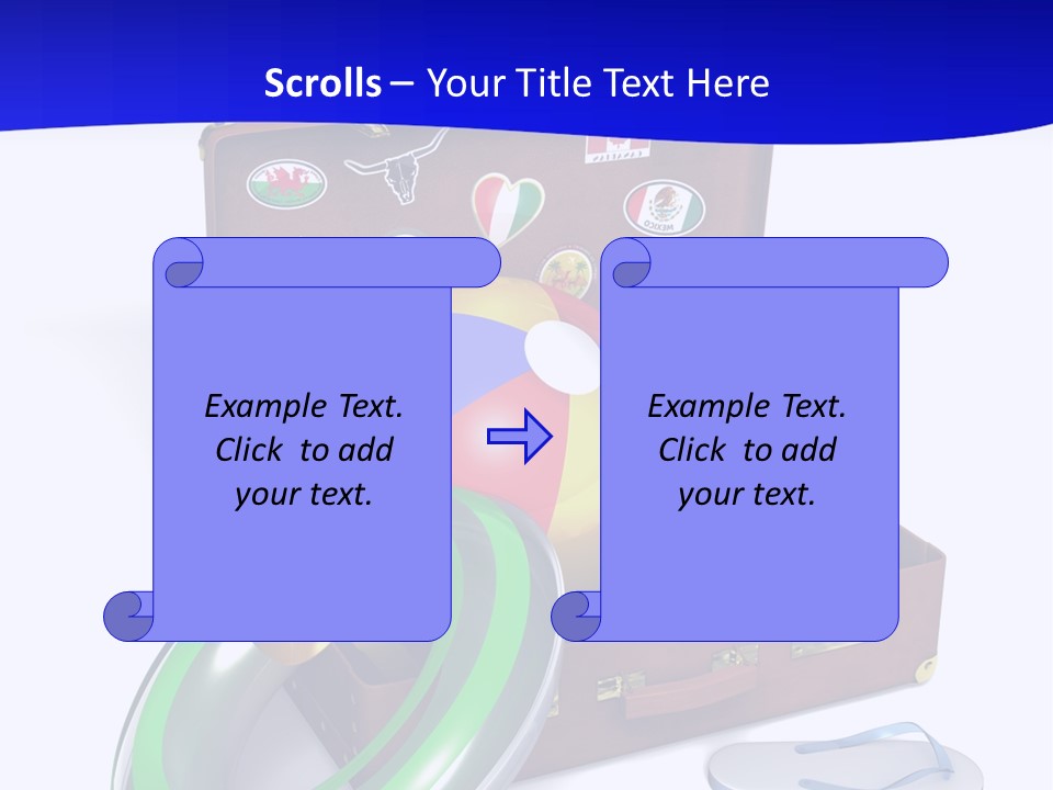 Shore Spade Child PowerPoint Template