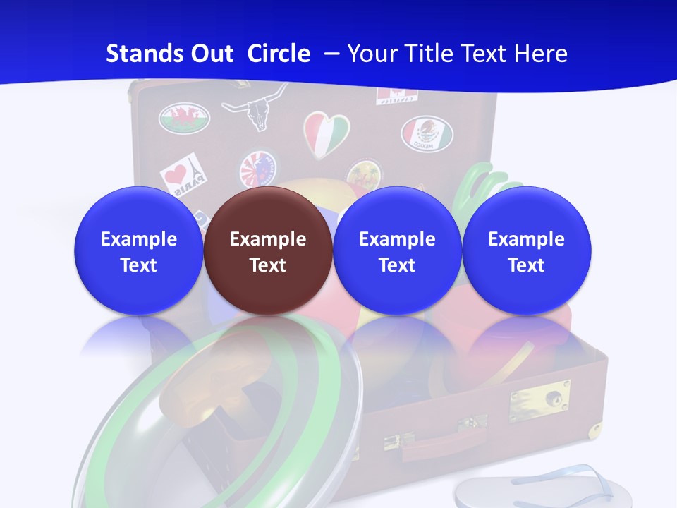 Shore Spade Child PowerPoint Template