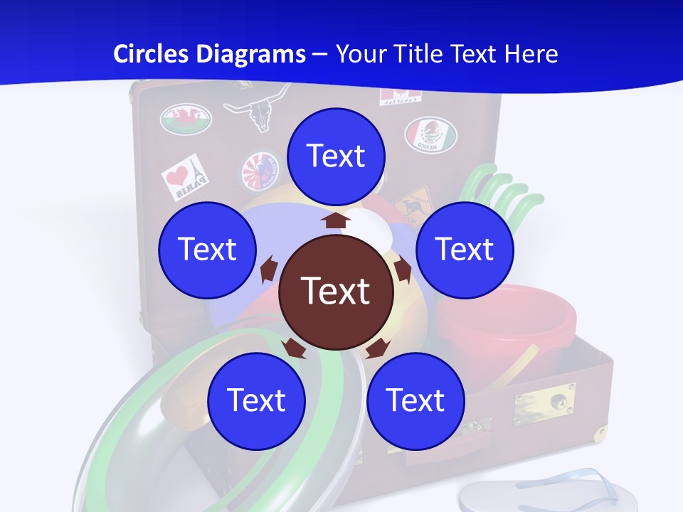 Shore Spade Child PowerPoint Template