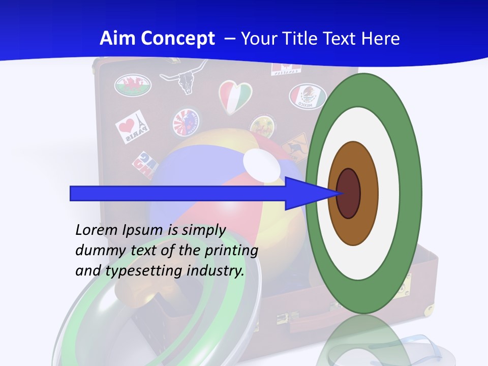 Shore Spade Child PowerPoint Template