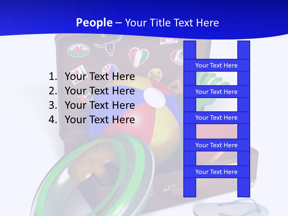 Shore Spade Child PowerPoint Template