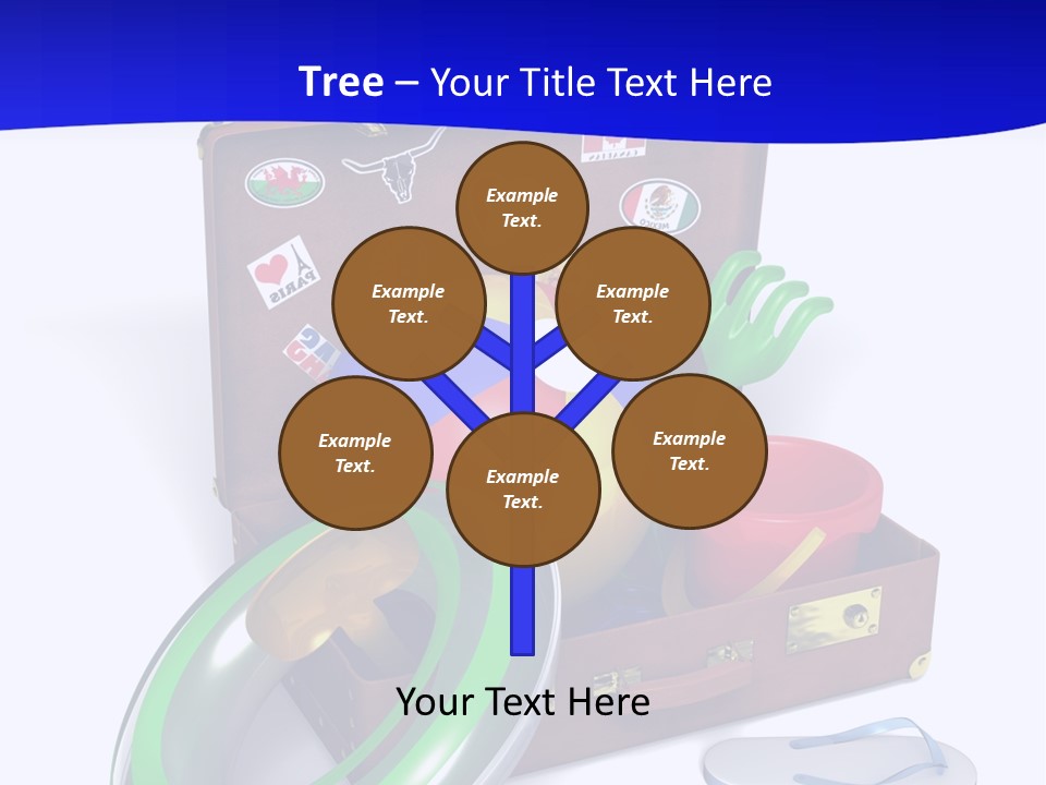 Shore Spade Child PowerPoint Template