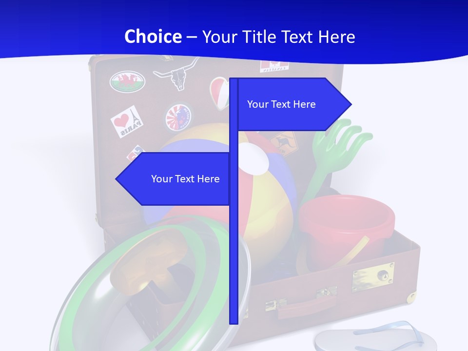 Shore Spade Child PowerPoint Template