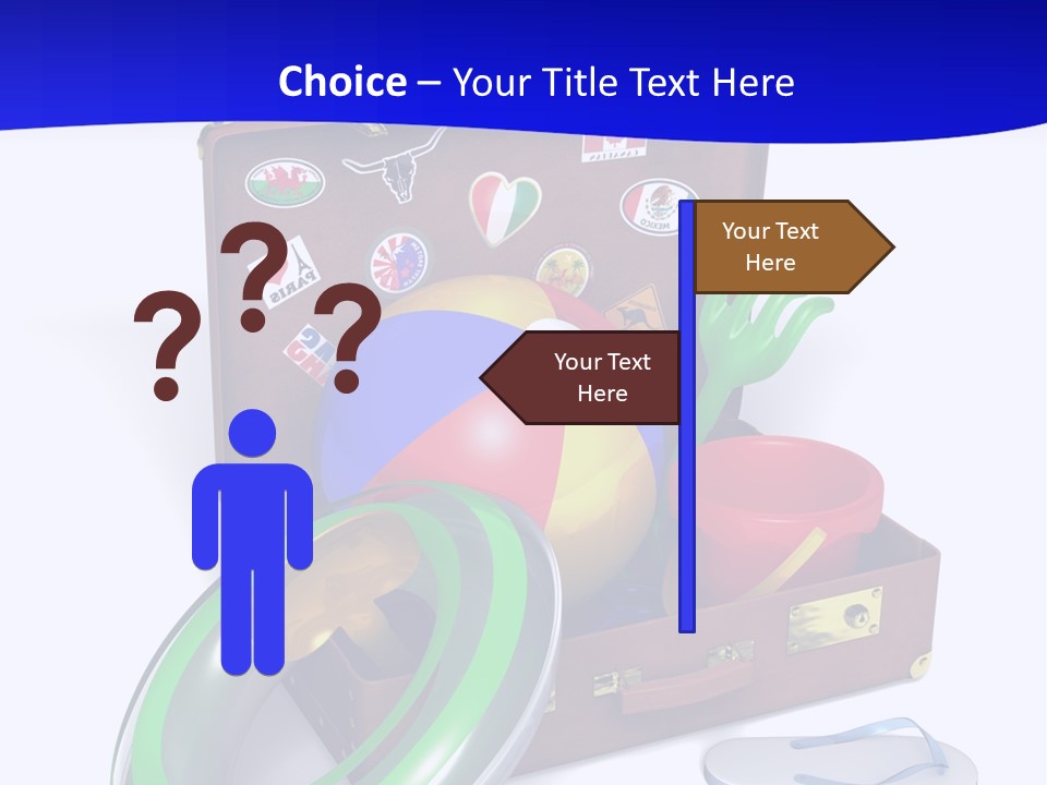 Shore Spade Child PowerPoint Template