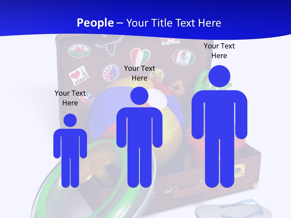 Shore Spade Child PowerPoint Template