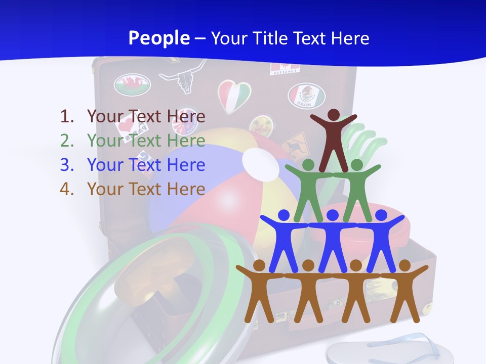 Shore Spade Child PowerPoint Template