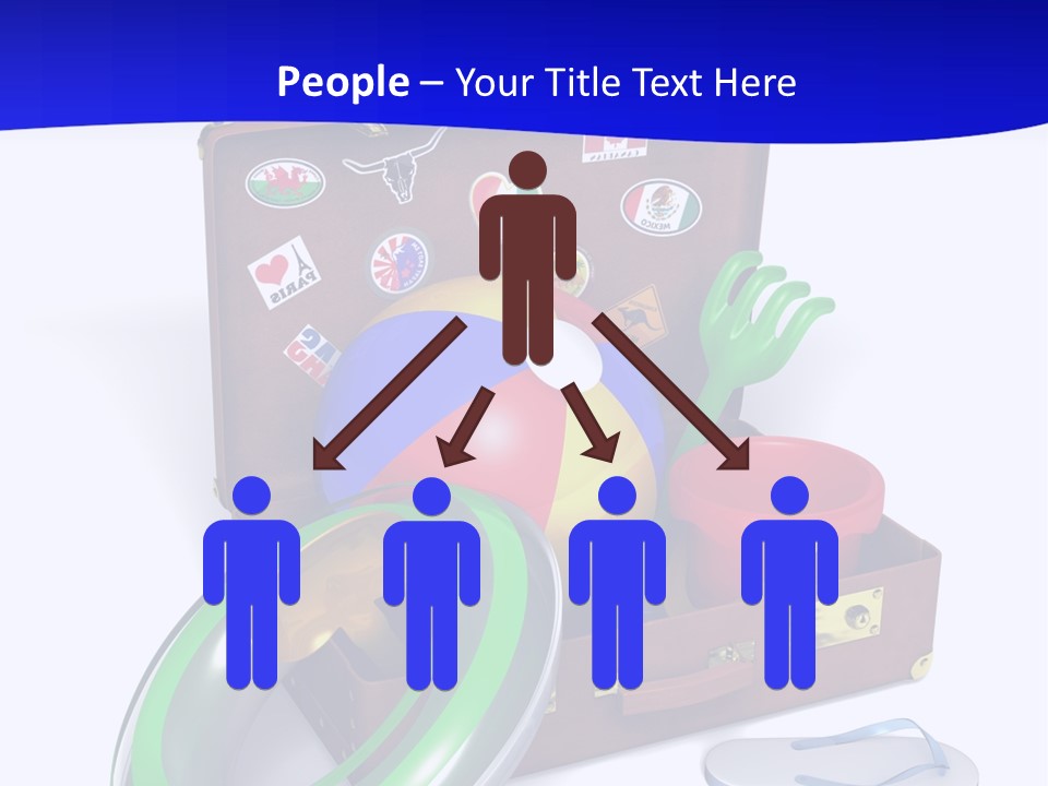 Shore Spade Child PowerPoint Template