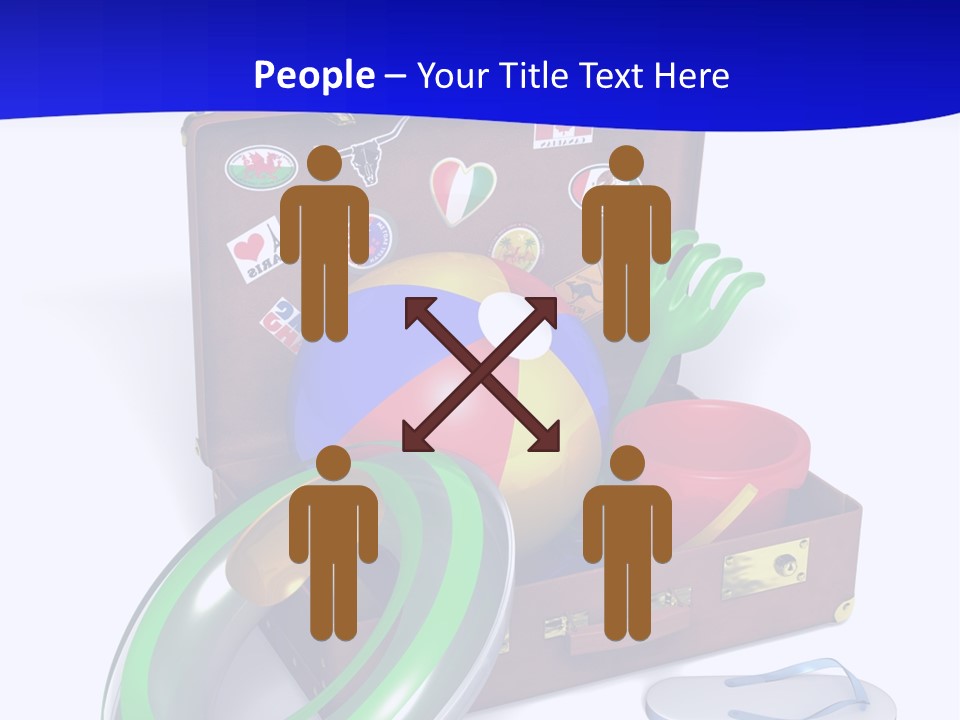 Shore Spade Child PowerPoint Template