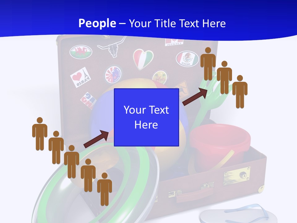 Shore Spade Child PowerPoint Template