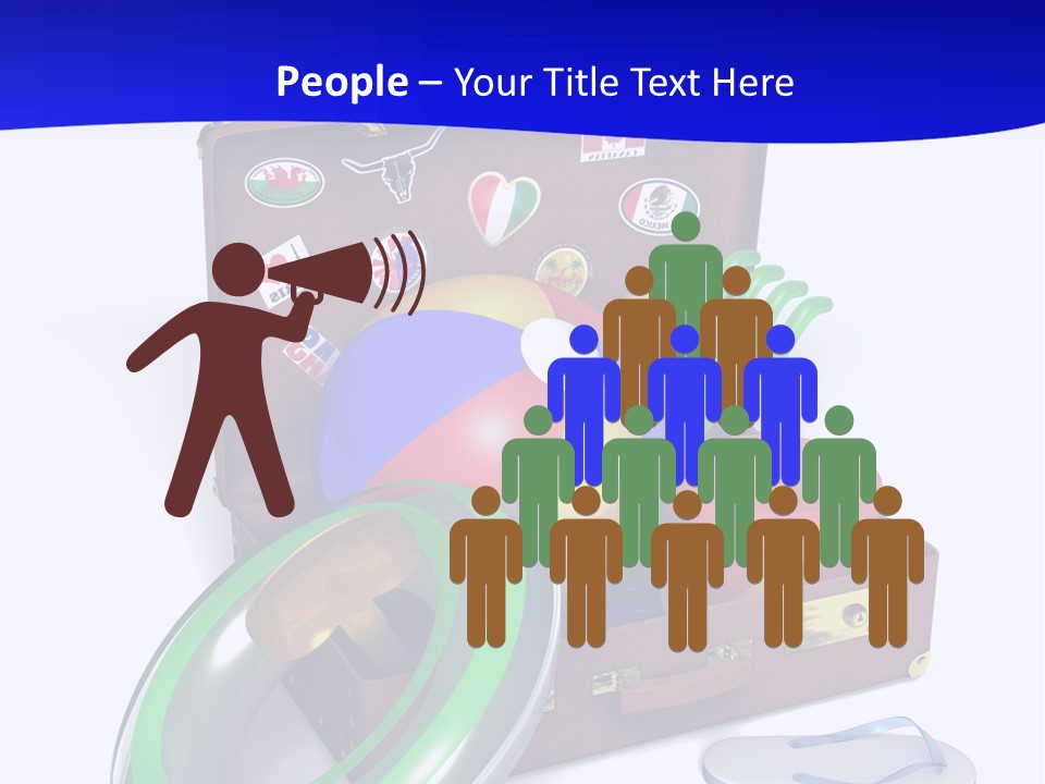 Shore Spade Child PowerPoint Template