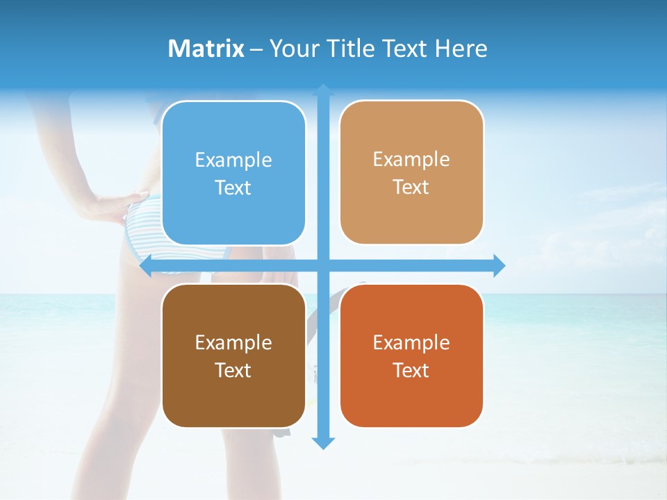 Sea Woman Body PowerPoint Template