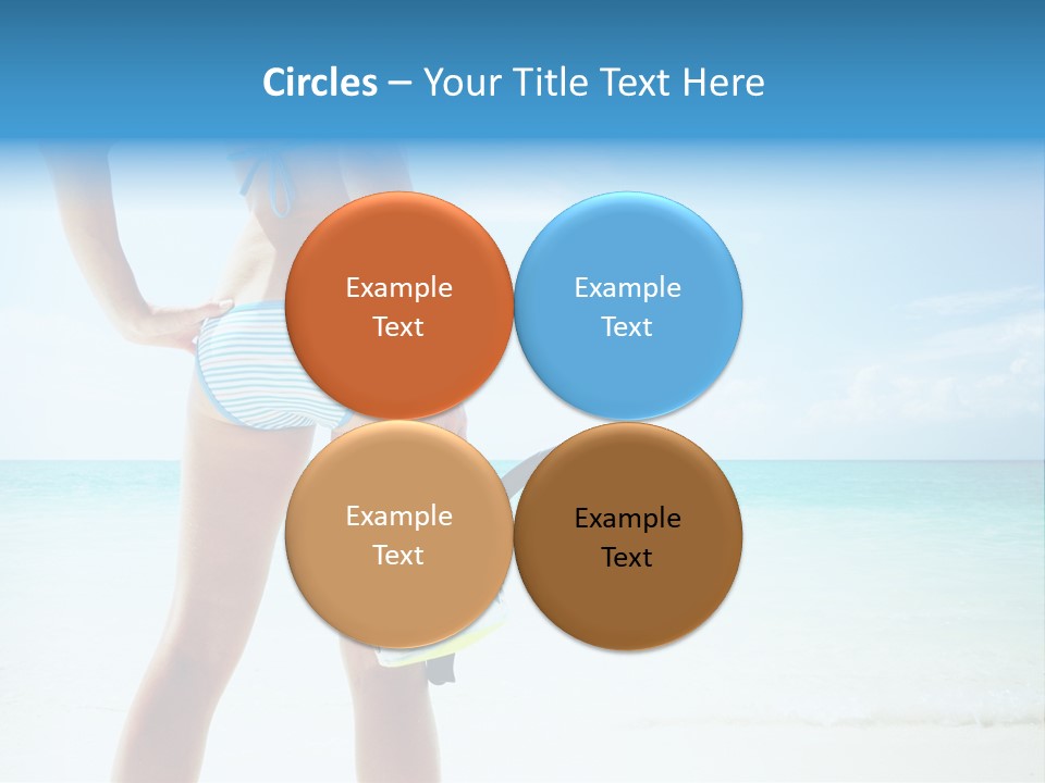 Sea Woman Body PowerPoint Template