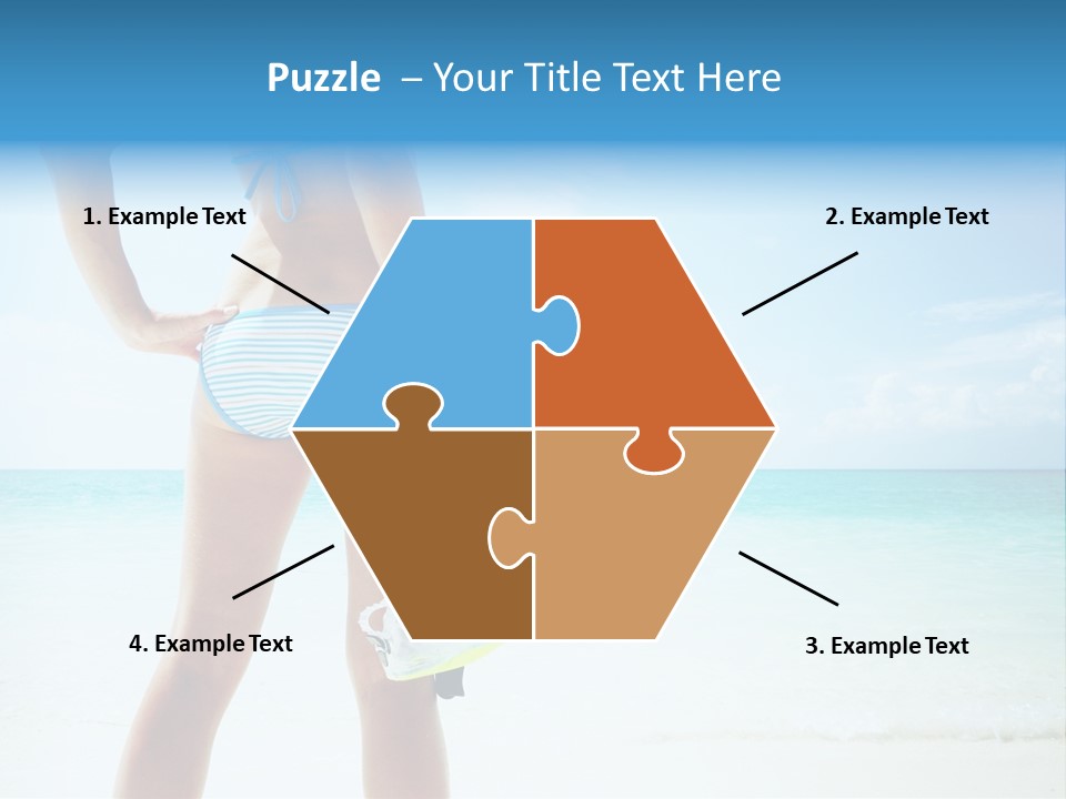 Sea Woman Body PowerPoint Template