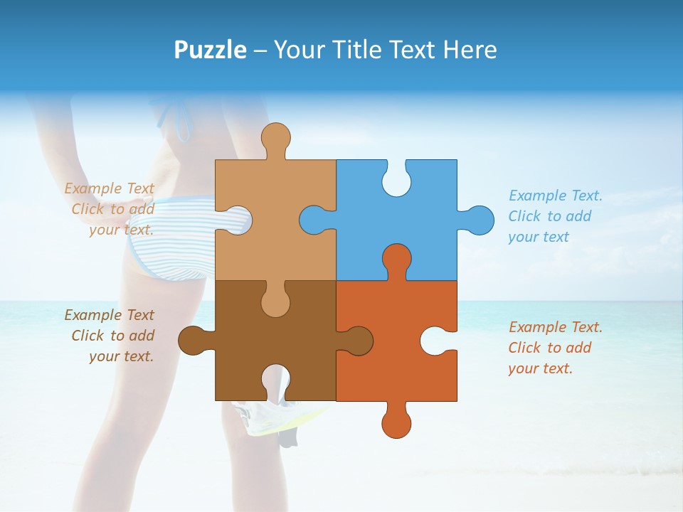 Sea Woman Body PowerPoint Template