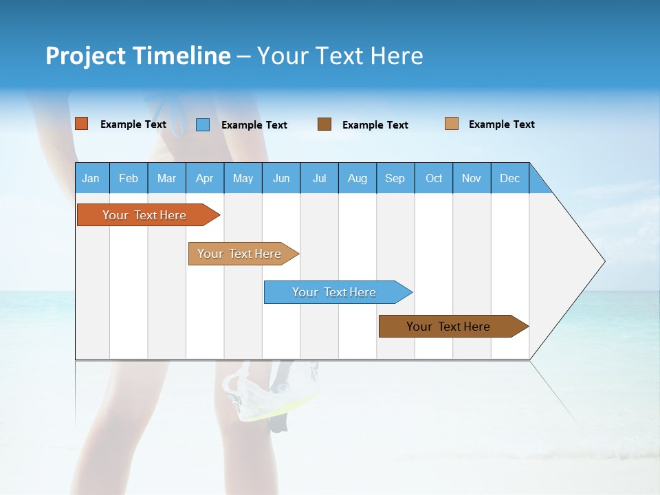 Sea Woman Body PowerPoint Template