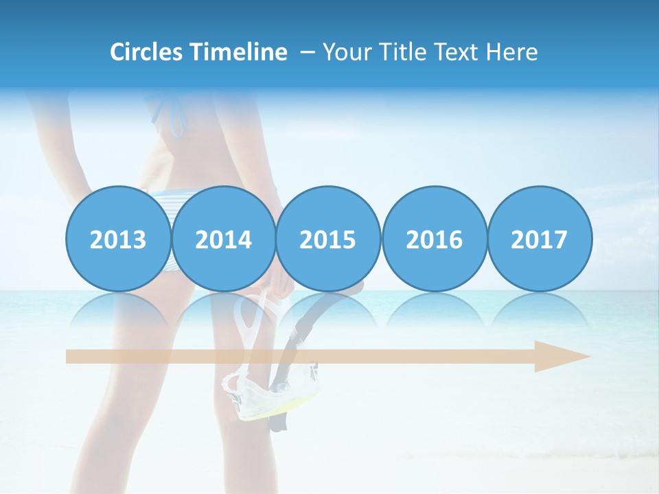 Sea Woman Body PowerPoint Template