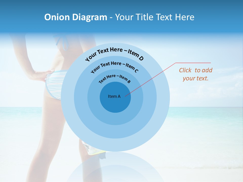 Sea Woman Body PowerPoint Template