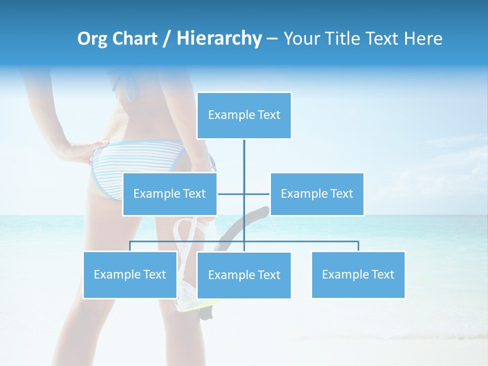 Sea Woman Body PowerPoint Template