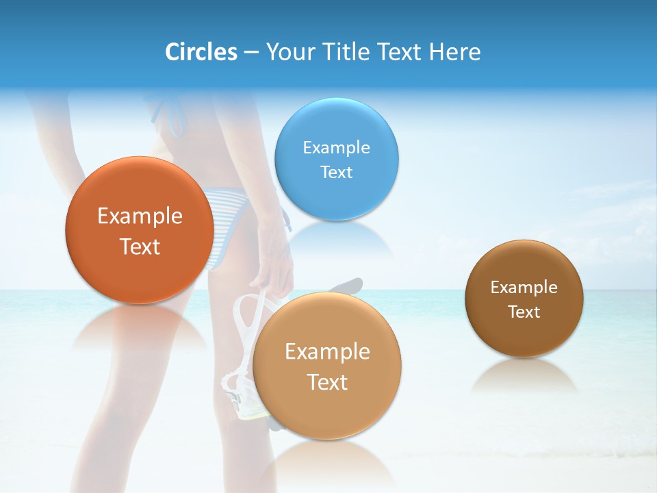 Sea Woman Body PowerPoint Template