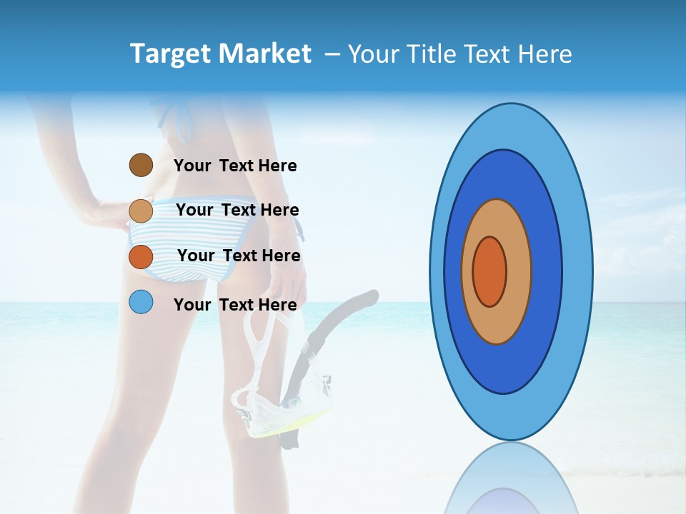 Sea Woman Body PowerPoint Template