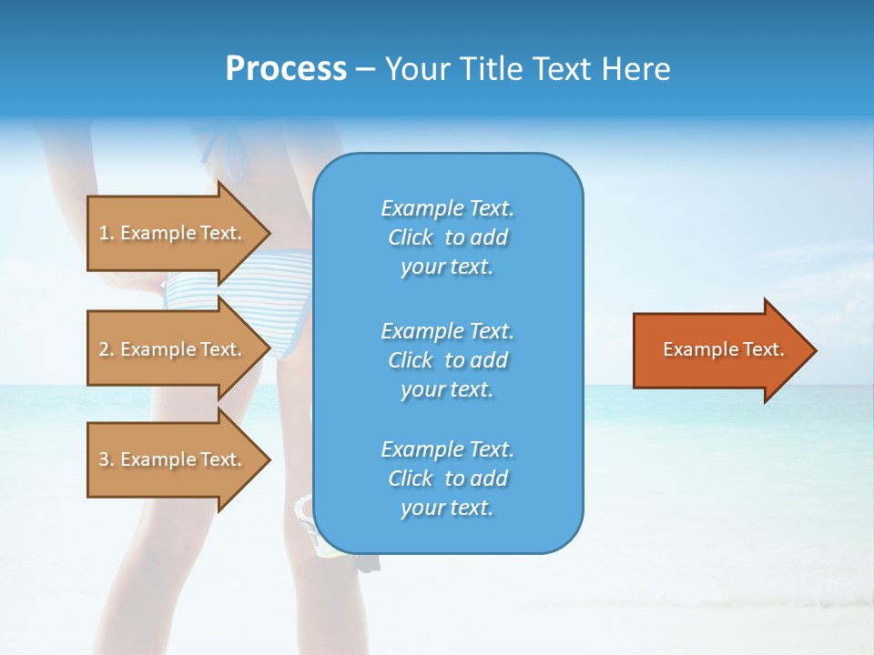 Sea Woman Body PowerPoint Template