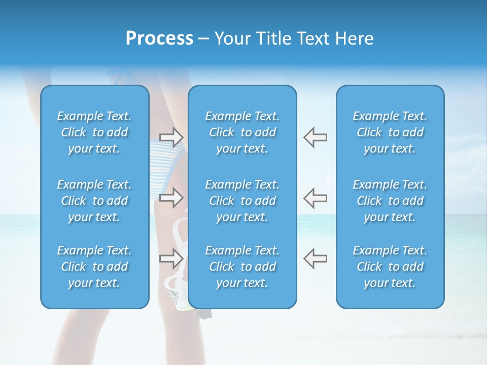 Sea Woman Body PowerPoint Template