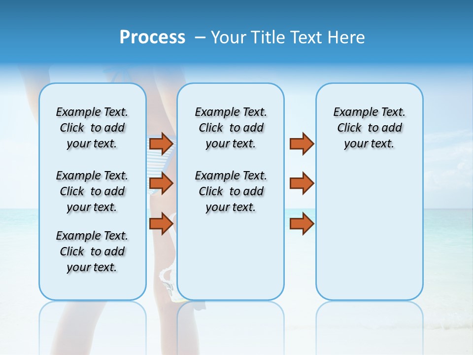 Sea Woman Body PowerPoint Template