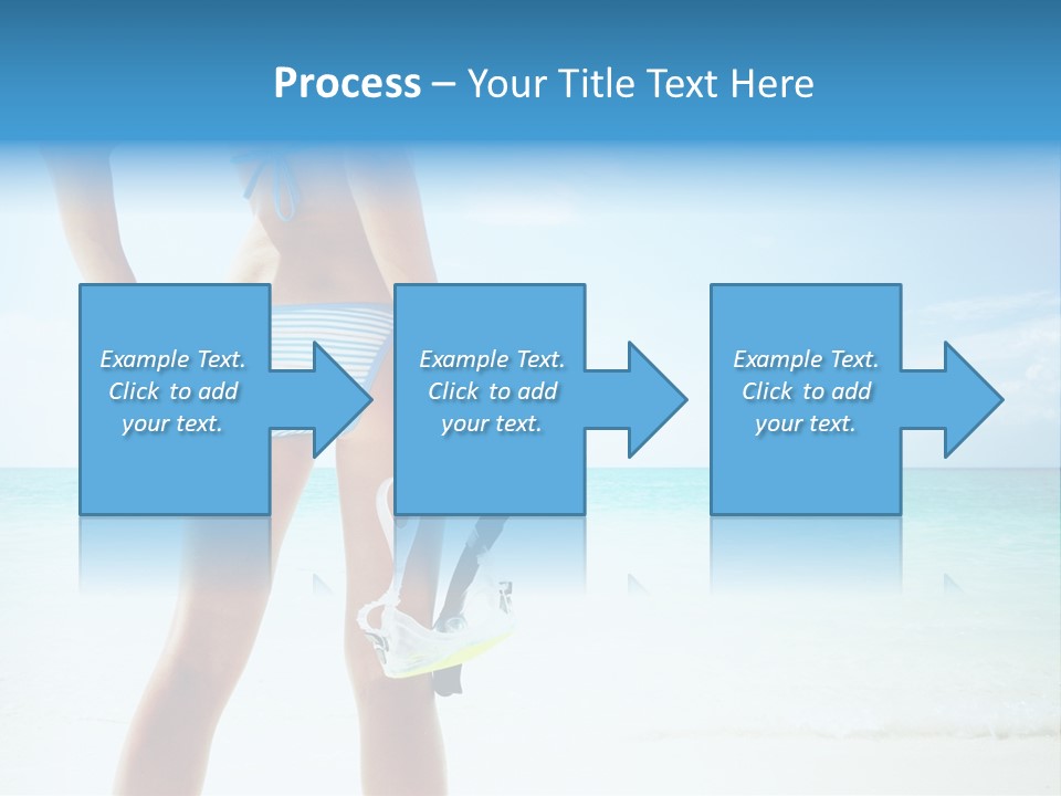 Sea Woman Body PowerPoint Template