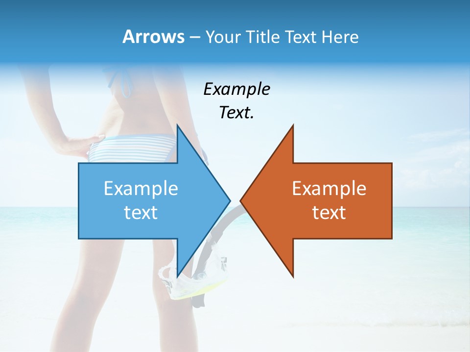 Sea Woman Body PowerPoint Template