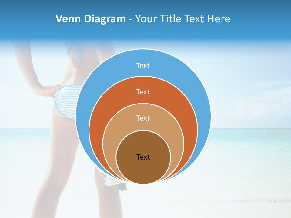 Sea Woman Body PowerPoint Template