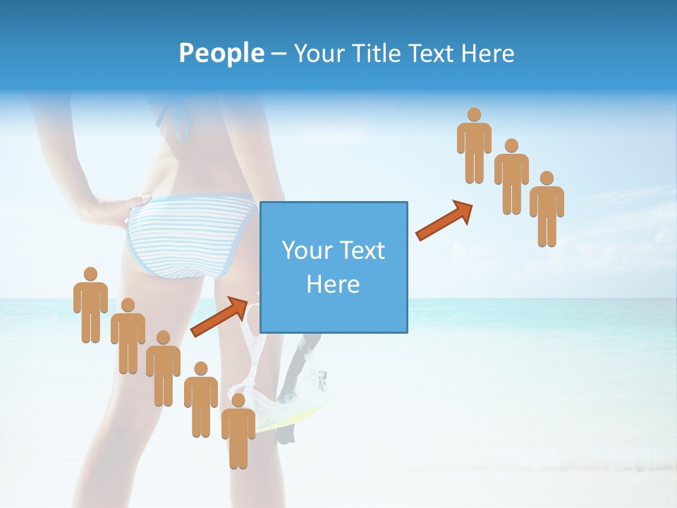 Sea Woman Body PowerPoint Template