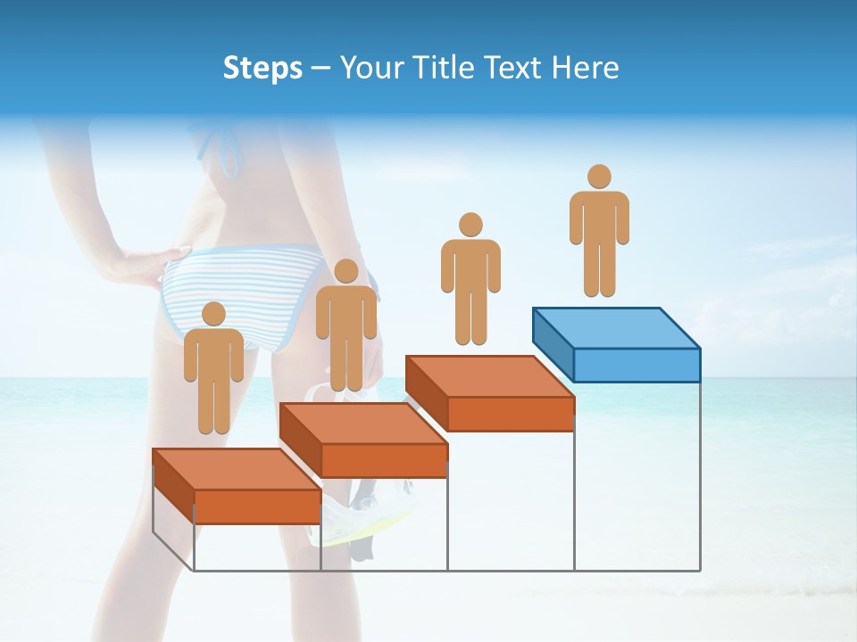 Sea Woman Body PowerPoint Template