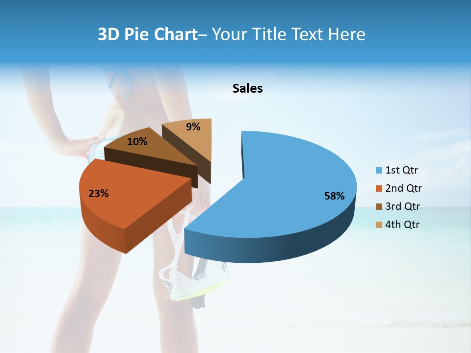 Sea Woman Body PowerPoint Template