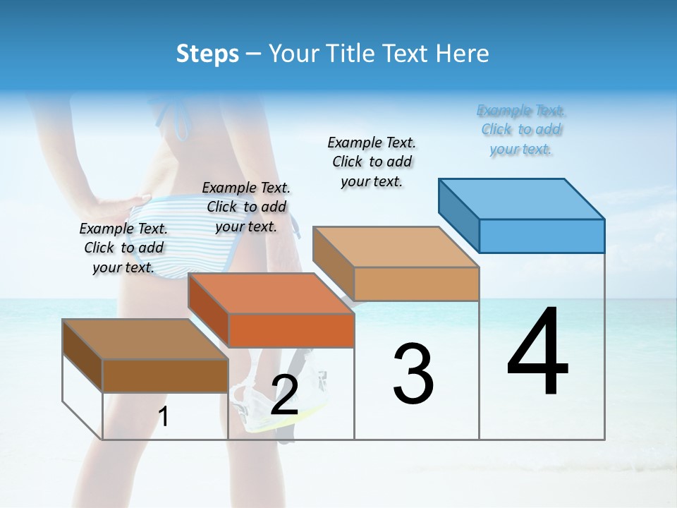 Sea Woman Body PowerPoint Template