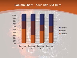 Shape Electrical Flame PowerPoint Template