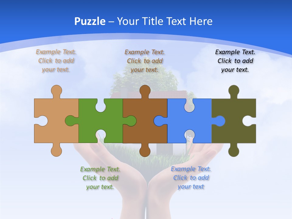 Kerzen Rentier Tannenzapfen PowerPoint Template