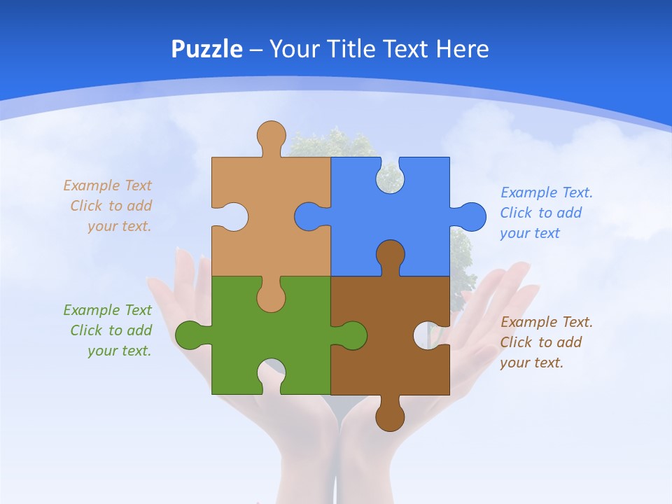 Kerzen Rentier Tannenzapfen PowerPoint Template