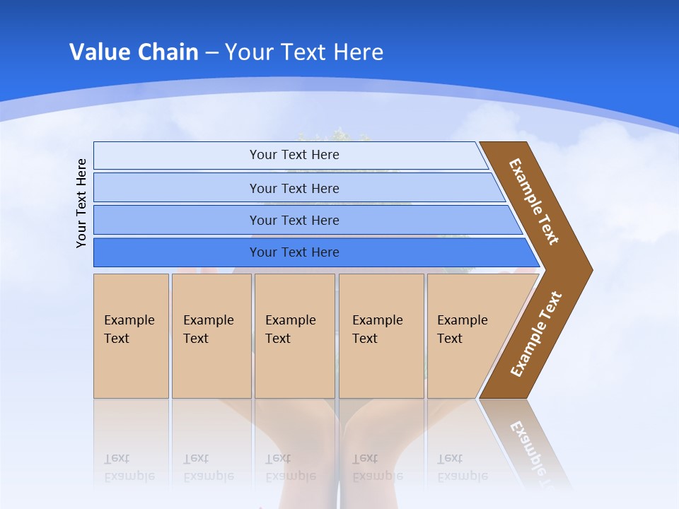 Kerzen Rentier Tannenzapfen PowerPoint Template