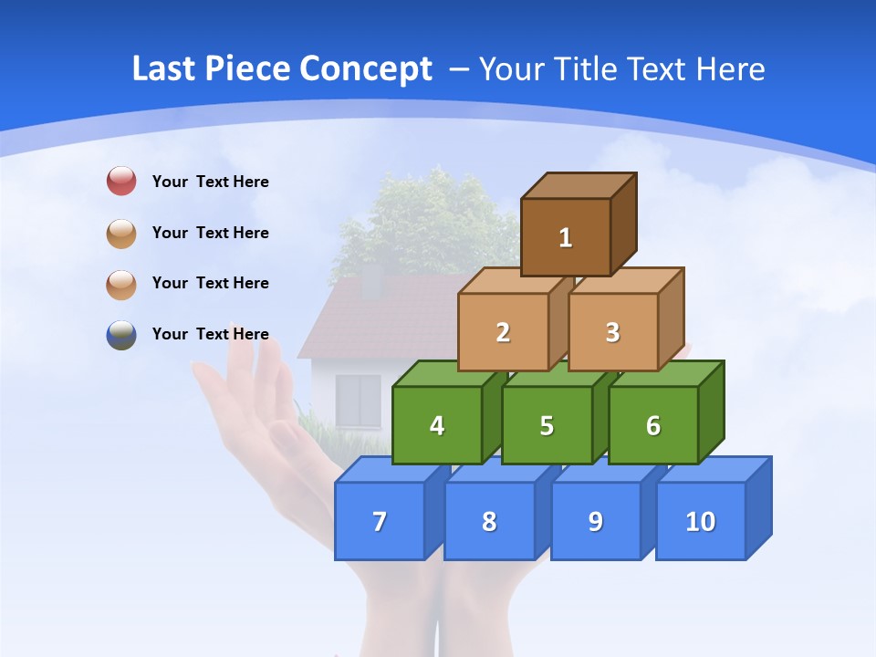 Kerzen Rentier Tannenzapfen PowerPoint Template