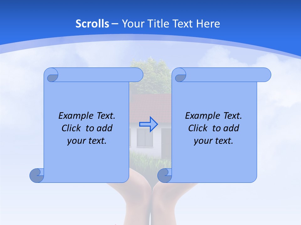 Kerzen Rentier Tannenzapfen PowerPoint Template