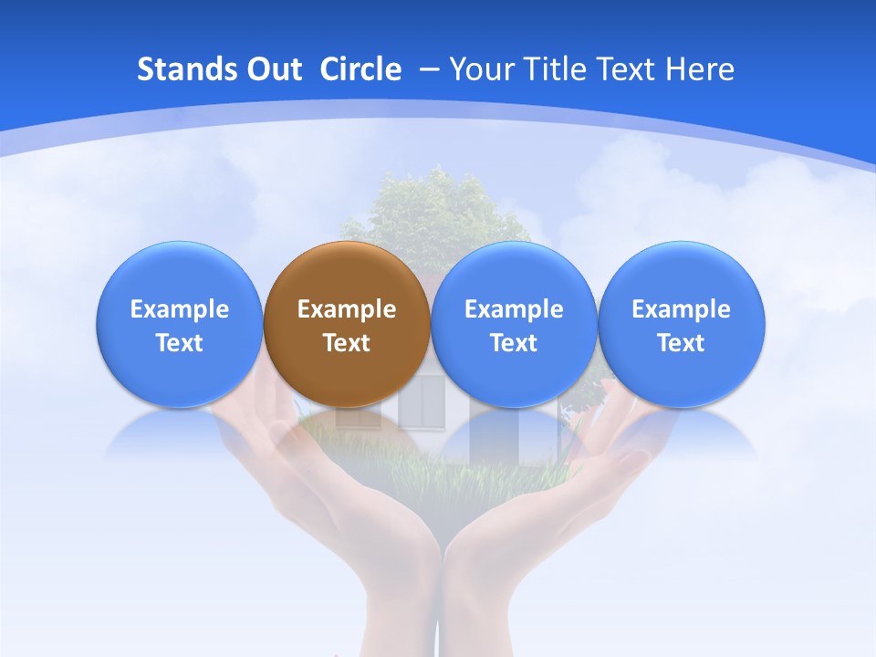 Kerzen Rentier Tannenzapfen PowerPoint Template