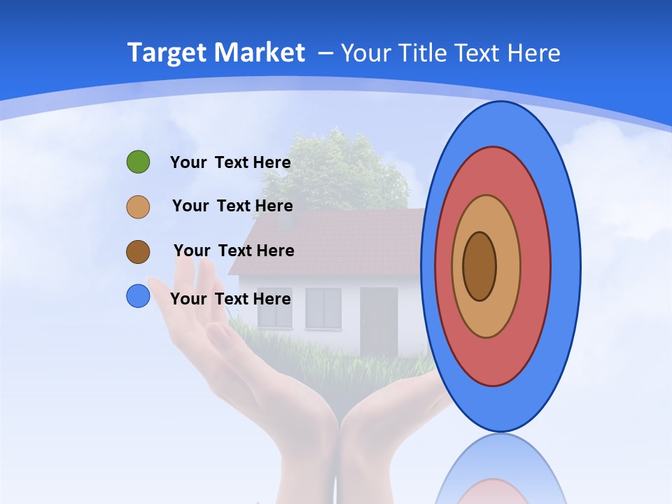 Kerzen Rentier Tannenzapfen PowerPoint Template