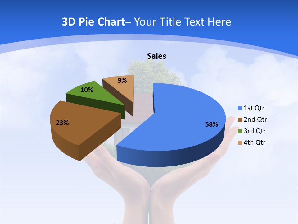 Kerzen Rentier Tannenzapfen PowerPoint Template