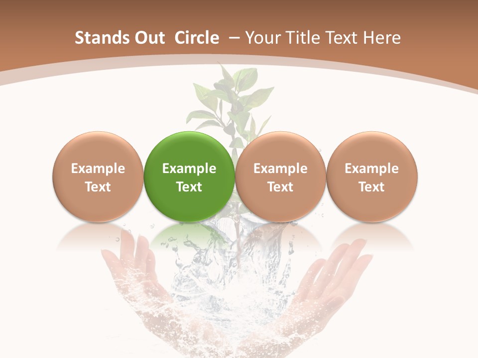 Anz Tanne Weihnachtskugeln PowerPoint Template