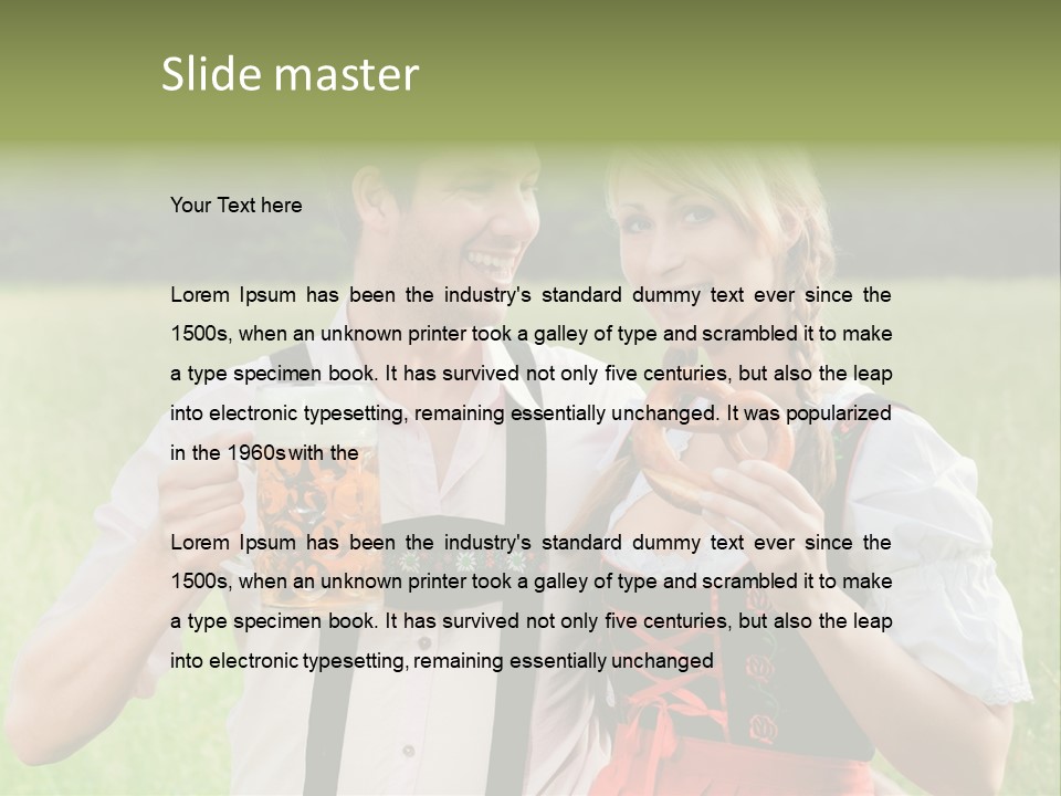 Celebrate Munich Jar PowerPoint Template